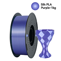Филамент Kingroon PLA Silk Шёлковый Фиолетовый 1.75мм 1кг с катушкой