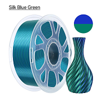 Филамент Kingroon PLA Dual-Silk Сине-зелёный 1.75мм 1кг с катушкой